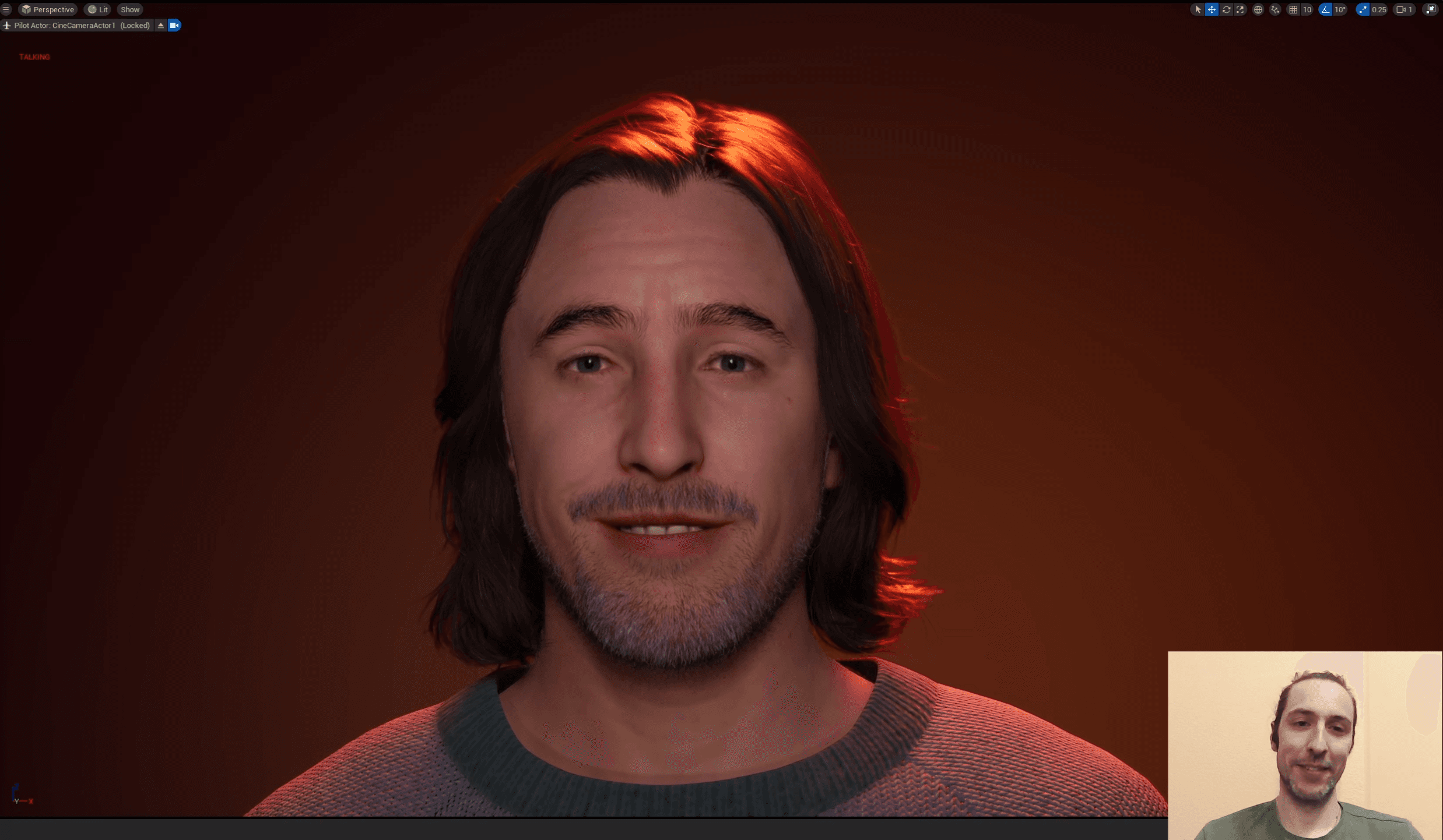 Chatting with my digital clone in 4 languages, using python, audio2face and Unreal Engine