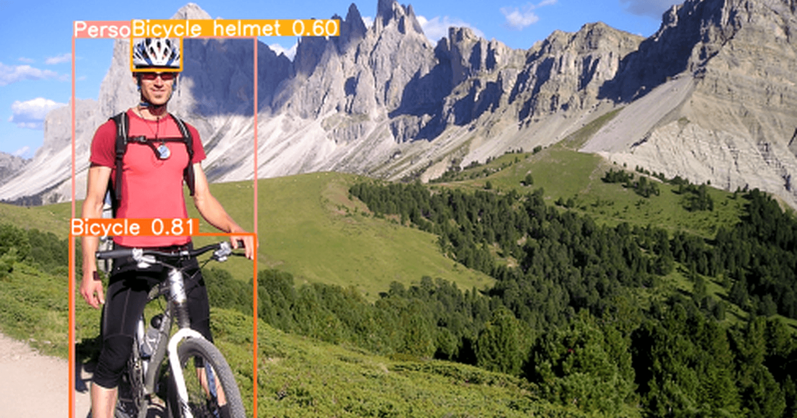 Bicycle helmet detection using YOLOv8 and OpenCV